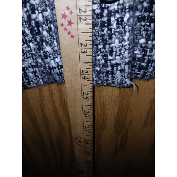 Croft & Barrow Career Jacket Womens Size XL 42×25 Static Gray Buttoned Lining - Picture 7 of 16